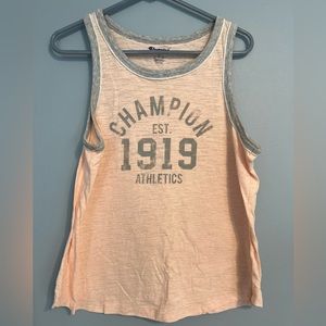 Champion Pink and Gray Tank Top